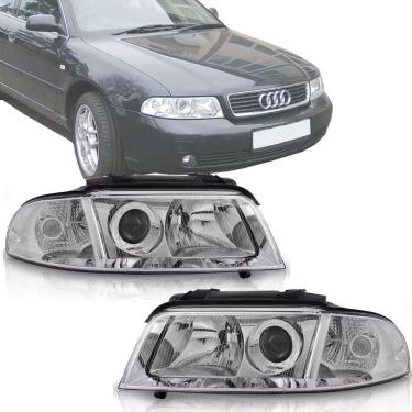 Imagem de Par Farol Dianteiro Audi A4 1999 2000 99 00