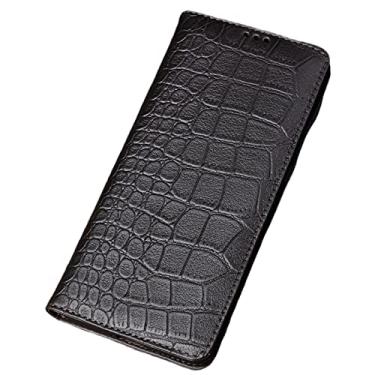 Imagem de GSYH Compatível com iPhone 13/13 Pro/13 Pro Max, capa carteira de couro PU premium capa para telefone flip com invólucro interno de TPU proteção para câmera, marrom, 13pro 15,1 cm