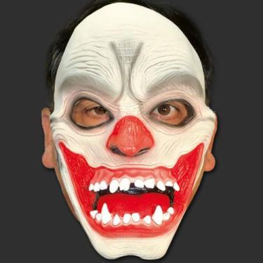 Imagem de Máscara Palhaço Malvado Terror Carnaval Halloween - Spook Elástico
