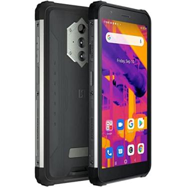 Imagem de Blackview BV6600 Pro telefone à prova d'água de imagem térmica, 4 GB + 64 GB IP68/IP69K/MIL-STD-810G telefone à prova d'água, 8580mAh 5,7 polegadas Android 11.0 MTK6765V/CA Helio P35 Octa Core até 2,3 GHz 4G smartphone desbloqueado (Black)