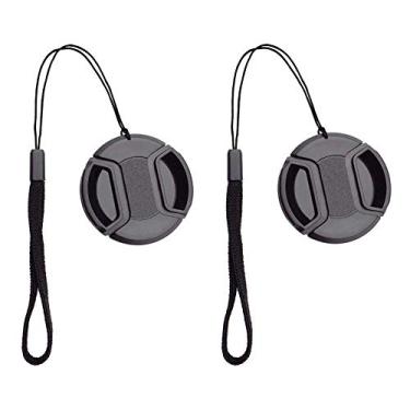 Imagem de ULBTER Capa de Lente de 55 mm com Suporte para Lente AF-P NIKKOR 18-55mm f/3.5-5.6G VR para Cameras Nikon D5600, D5500, D5300, D3500, D3400, D3300, D7200, D7100 - Pacote com 2