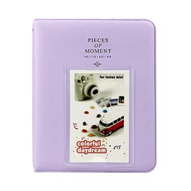 Imagem de Álbum Instax Mini para 64 fotos Pieces of Moment Roxo