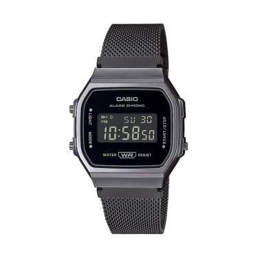 Imagem de Relógio Casio Vintage Digital Unissex A168WEMB-1BDF Preta