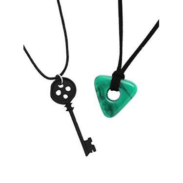 Imagem de Tvmoviegifts Conjunto de colar Coraline Key & Seeing Stone
