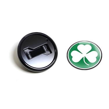 Imagem de GoBadges BKC031 Shamrock – Combinação de suporte magnético para grelha preta/ajuste universal/sem necessidade de ferramentas/à prova de intempéries e seguro para lavar no carro