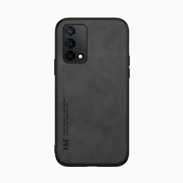 Imagem de Kepuch Silklike Capa para Oppo A74 4G/A95 4G/F19/Reno 6 Lite - Case Placa de Metal Embutida para Oppo A74 4G/A95 4G/F19/Reno 6 Lite - Preto