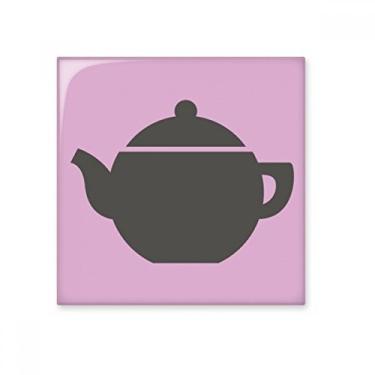 Imagem de Bule de chá com padrão chinês, azulejo de cerâmica, decalque brilhante