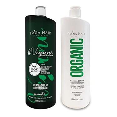 Imagem de Kit Ativo Progressiva Organic Alisamento Tratamento Cuidado Cabelo