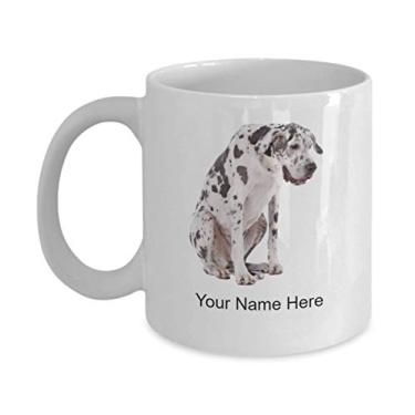 Imagem de Caneca Great-dane personalizada – Caneca de café para amantes de grandes dane – Caneca personalizada de cachorro Great-dane – Caneca de café de 325 ml