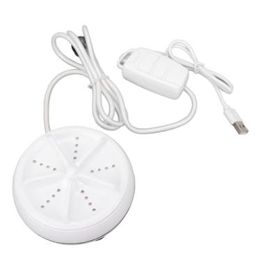 Imagem de Mini Máquina de Lavar USB, Lavadora Portátil de Turbina Ultrassônica de Viagem, Controle Remoto Ajustável de 4 Níveis para Camping, Dormitório, Meias, Roupas íntimas, Fácil de