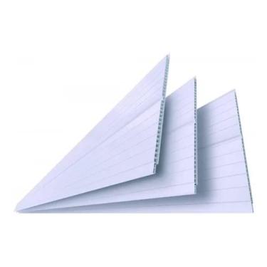 Imagem de Forro de pvc Lamina com 95 CM POR 20 cm largura Kit 10 peças Cor Branc