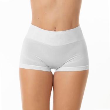 Imagem de Calcinha Cueca Box Feminina Shortinho Zero Costura Modeladora Sem Marc