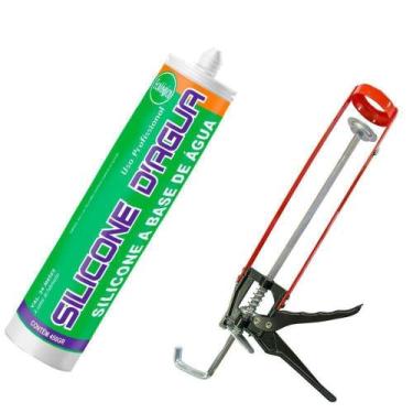 Imagem de Kit Cola Isopor Cinza 450G Com Aplicador - Sbrix