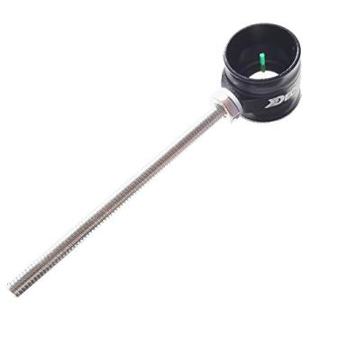 Imagem de Pino de mira recurvo para arco com flecha de fibra óptica 0,5/0,75/1.0 para acessório de arco de caça (preto, 1,0)