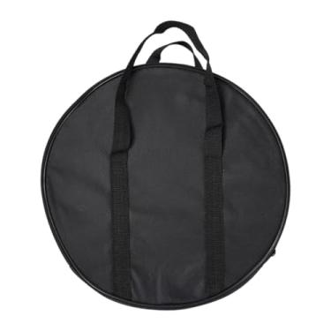 Imagem de Aymzbd Bolsa de transporte para fogão de acampamento com alça, presente, Oxford, suporte para ferramentas, churrasqueira, armazenamento para cozinha, viagem, Grande Redondo