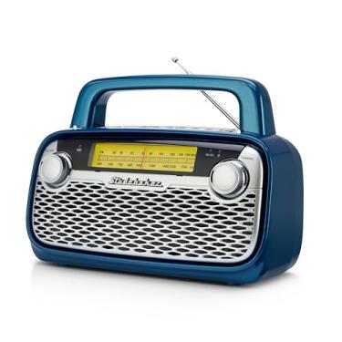 Imagem de Studebaker Caixa De Som Bluetooth Sb2006 Com Rádio Portátil Am/Fm, Transmissão Bluetooth, Bateria Recarregável E Alta Potência (Azul)