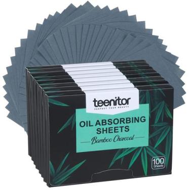Imagem de Lençóis Oil Blotting Teenitor 800 Count para pele oleosa