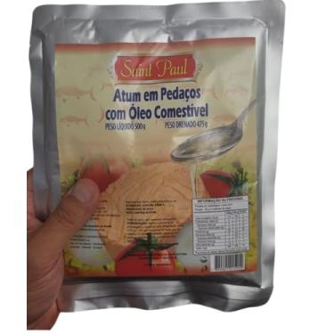 Imagem de Atum Em Pedaços Com Óleo - 500 Gr - Saboroso e Prático