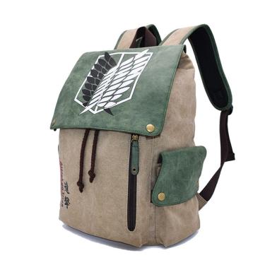 Imagem de Mochila Scouting Legion Attacks Ons Titans Beige Anime