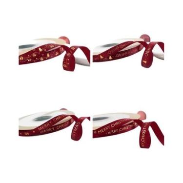Imagem de Fita De Poliéster Para Decoração De Natal, DIY, Embalagem De Presentes