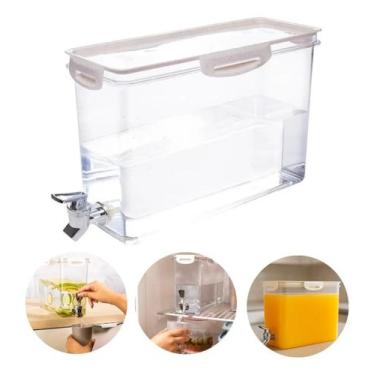 Imagem de Dispenser com Torneira Dispenser de Bebidas Geladas para Água, Suco e 