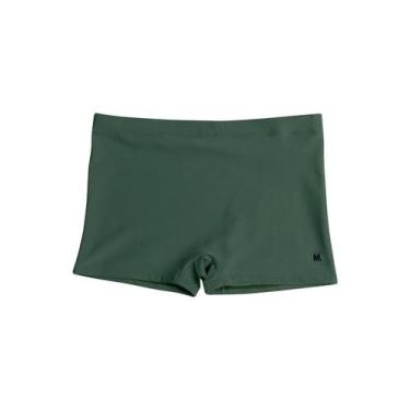 Imagem de Sunga Boxer Lisa Mash 300.116X Plus Size c/Bordado FPS 50 Poliamida T.