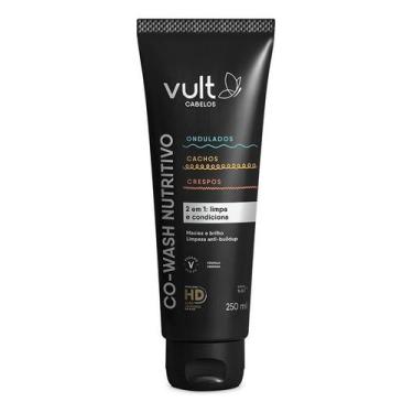 Imagem de Co-Wash Nutritivo Vult Cabelos Ondulados,Cacheados e Crespos 250ml