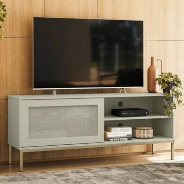 Imagem de Rack para TV até 55 Polegadas MDF 135cm 1 Porta Buriti Olivar Móveis B