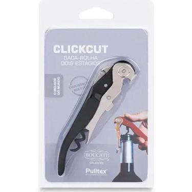 Imagem de Abridor De Garrafas / Saca-Rolhas Pulltex Clickcut Preto