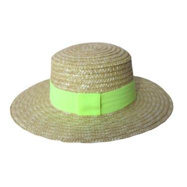 Imagem de Faixa Elástica Chapéu Praia Verão (Amarelo Neon)