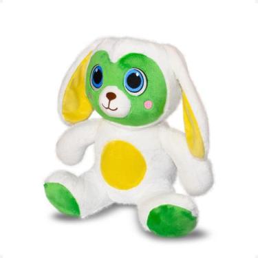Imagem de Coelho De Pelúcia Coelhinho Pascoa Confete 30cm Brinquedo Decorativo A