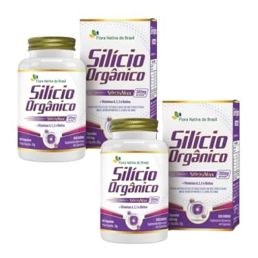 Imagem de 2x Silício Orgânico E Vitaminas 60 Cápsulas Flora Nativa