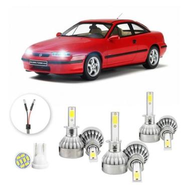 Imagem de Kit Lampadas Led Calibra 1994 A 1995 H1 H1 H3 20000lm - V10, Branco