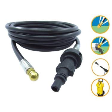 Imagem de Mangueira Desentupidora 15m Lavor Power Lavadora Pressão - COMPATÍVEL 