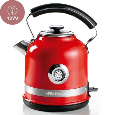 Imagem de Chaleira Elétrica Moderna Vermelha 1,7L 127V - Ariete