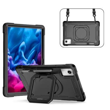 Imagem de AMZER Capa de tablet para Xiaoxin Pad 11/Lenovo Tab M11 (TB330FU/TB330XU)/Idea Tab 27.9 cm (TB336F) 27.9 cm 2024/2025 capa de proteção à prova de quedas com alça de ombro, suporte [suporte para caneta