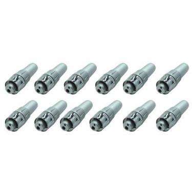 Imagem de Kit com 12 Terminal Triplo Borden com Torneira Regulagem Spray Equipo 
