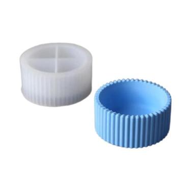 Imagem de Molde De Silicone Listrado Para Velas, Caixas De Armazenamento, Porta-