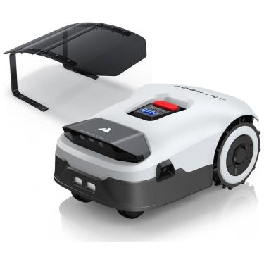 Imagem de Robô Cortador de Grama ANTHBOT Genie1000 Cinza sem Fio Perimetral RTK+Visão 4 Câmeras para 2000 m², Mapeamento Automático, 20 Zonas