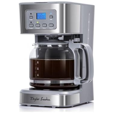 Imagem de Cafeteira Programável Taylor Swoden Cinza Aço Inox Capacidade 12 Xícaras Ajuste de Forç...