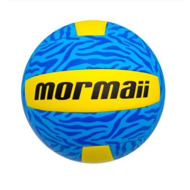 Imagem de Bola Vôlei de Praia Mormaii Pro Jaws Azul e Amarelo VB-575-YE