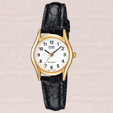 Imagem de Relógio Feminino Casio LTP1154PQ7B Clássico Dourado Vintage Pulseira d