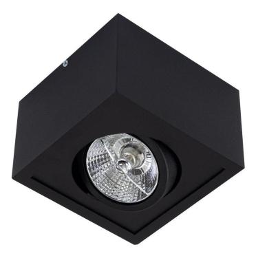 Imagem de Plafon Spot Sobrepor Box Preto P/ AR70 Orluce ST2761