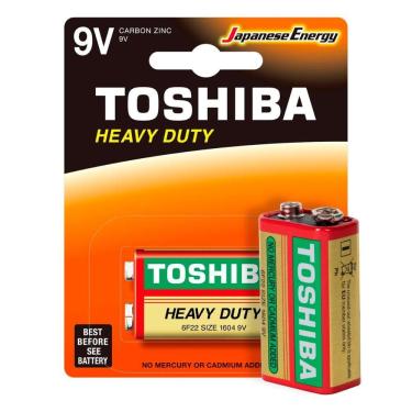 Imagem de Bateria 9V Zinco Toshiba 6F22KG