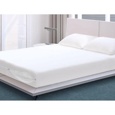 Imagem de Capa Protetora Colchão Casal Com Zíper Proteção Total Anti Ácaro Resistente 138X188x18cm