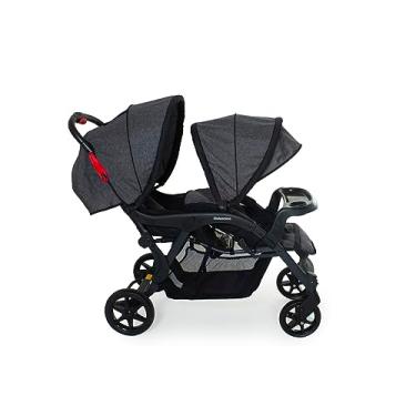 Imagem de Carrinho para Gemeos Doppio II Grafite - Galzerano 1475