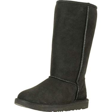 Imagem de Bota de puxar UGG Kids K Classic Tall II, Preto, 1 Little Kid