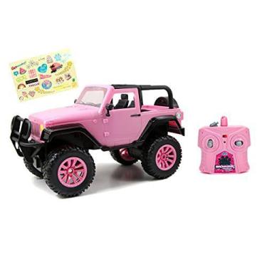 Imagem de Veículo Girlmazing Jeep Rc, Escala 1:16, Rosa - Jada Toys