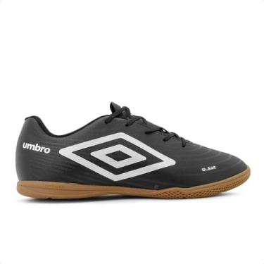 Imagem de Chuteira Futsal Umbro Glaze - Preto e Prata - 43