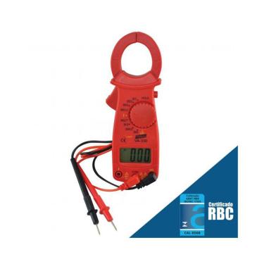 Imagem de Alicate Volt Amperímetro Digital Corrente Tensão Resistência Hold Teste Fio Garra Nr-10...